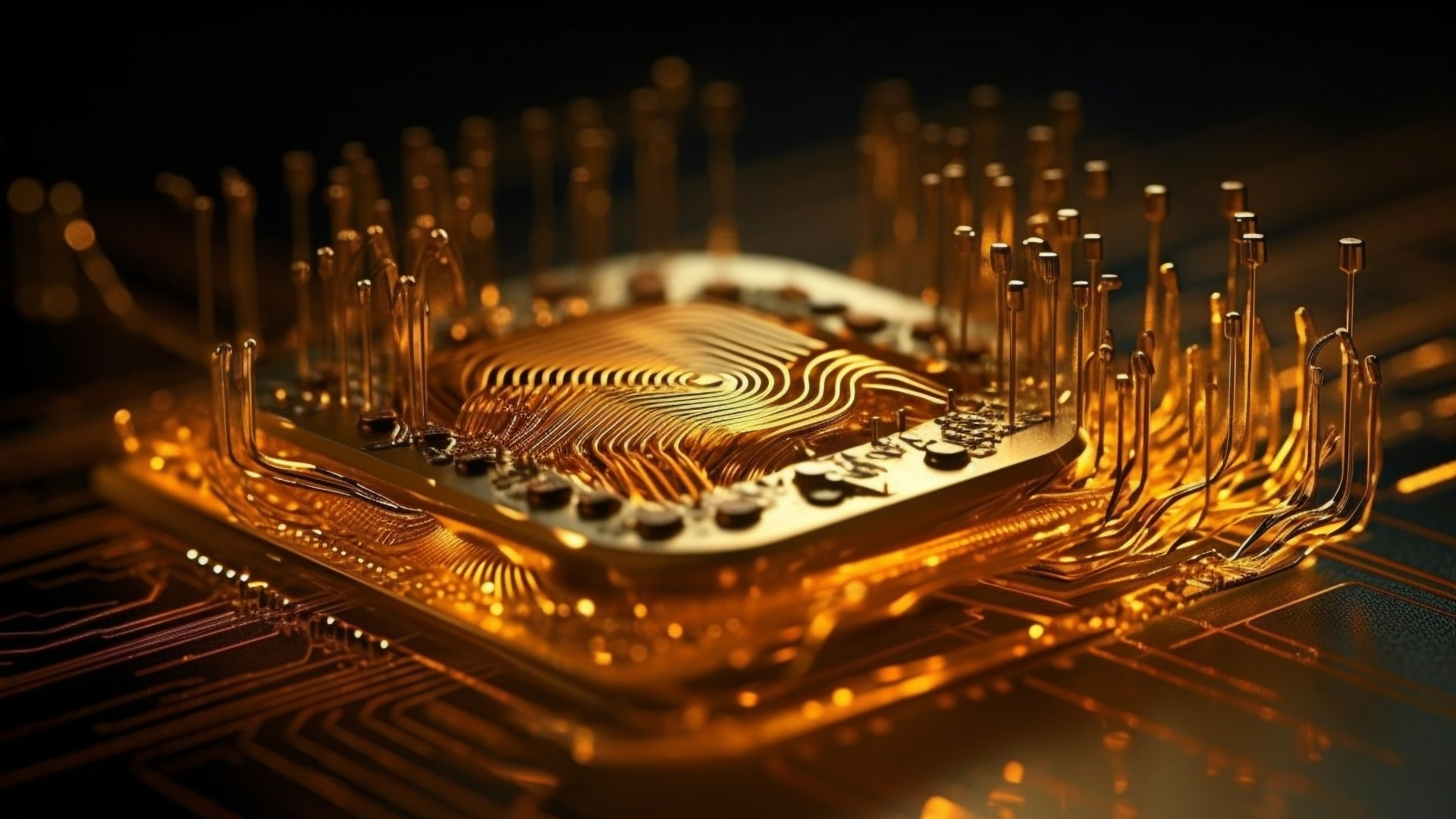 Cryptocurrency gold chipset