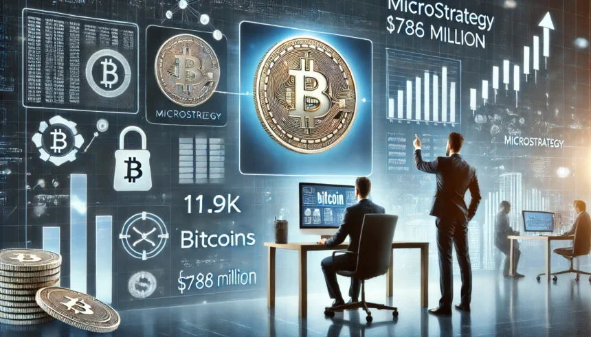 MicroStrategy Expands Bitcoin Holdings with $786M Purchase of 11.9K BTC