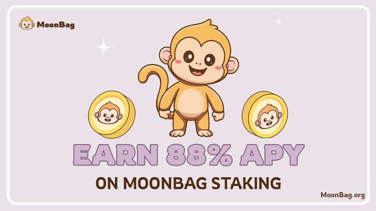 Best Crypto Presale in 2024: MoonBag’s Impressive 88% APY for Staking Surpasses Fantom and Polygon = The Bit Journal