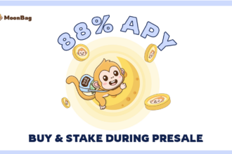 Level Up Your Gains: MoonBag Presale's 88% APY Staking Beats Slothana & Kaspa's Pace = The Bit Journal