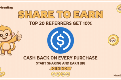 Crypto Cash Explosion! MoonBag's Referral Program Ignites Your MBAG Earnings and Cash-Back Rewards = The Bit Journal