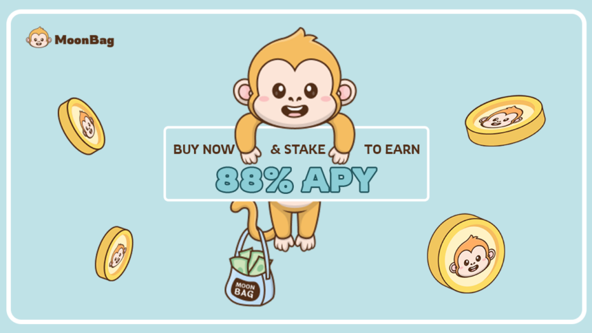 Don’t Miss Out on MoonBag Staking Rewards: Watch Your Coin Stash Grow with 88% APY = The Bit Journal
