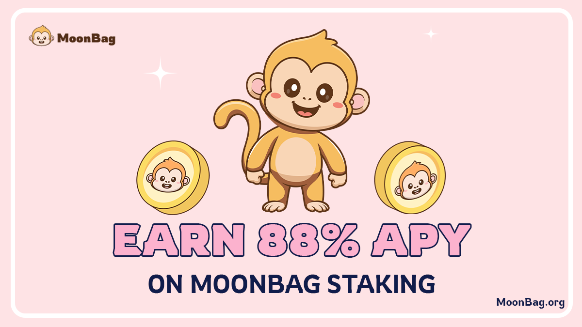 MoonBag Staking Rewards with 88% APY Make it a Better Investment Than Pepe Coin and AAVE = The Bit Journal