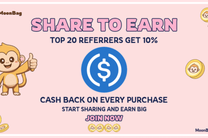 MoonBag Referral Programme Lets You Earn Extra Coins, Climb the Leaderboards! Blast Off to the Moon Before Stage 6 Ends! = The Bit Journal