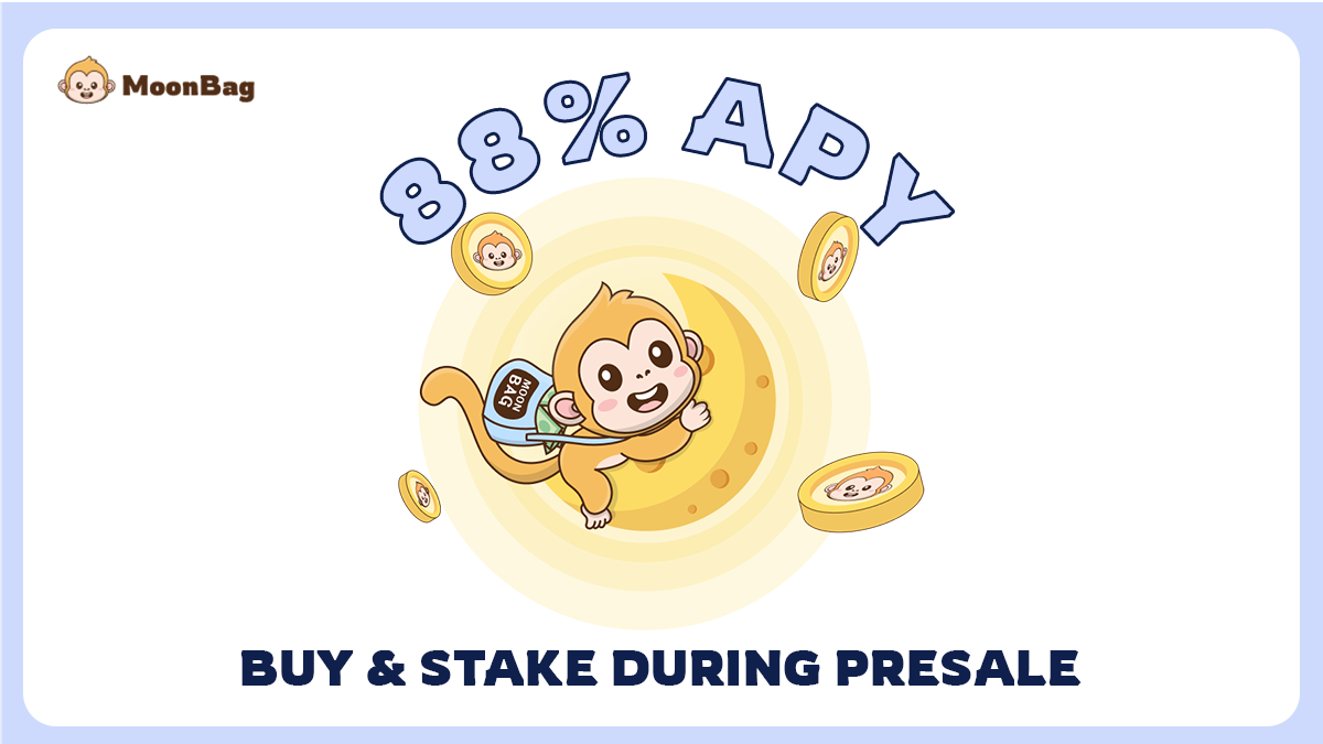 MoonBag Staking Rewards: Stake and Enjoy 88% APY While Pepe Coin and AAVE Deal With Challenges = The Bit Journal