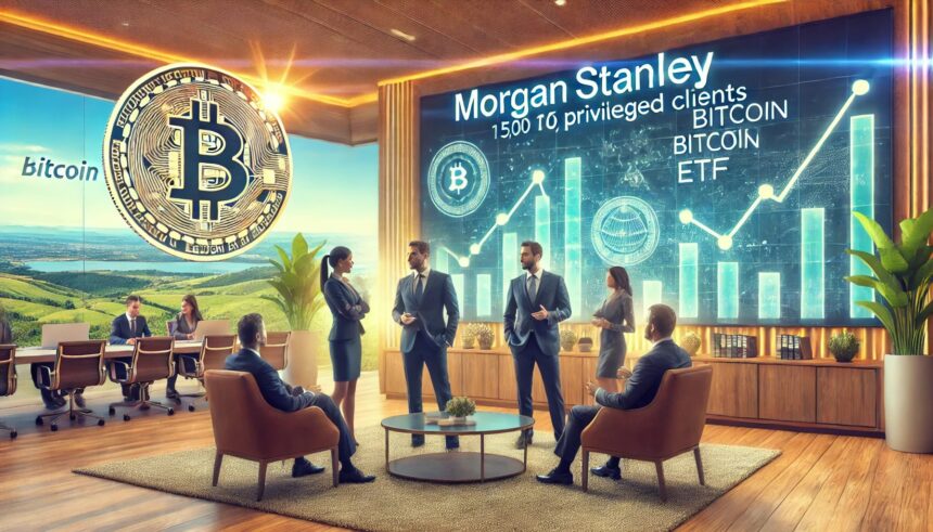 Morgan Stanley Offers Bitcoin ETFs to 15k Privileged Clients