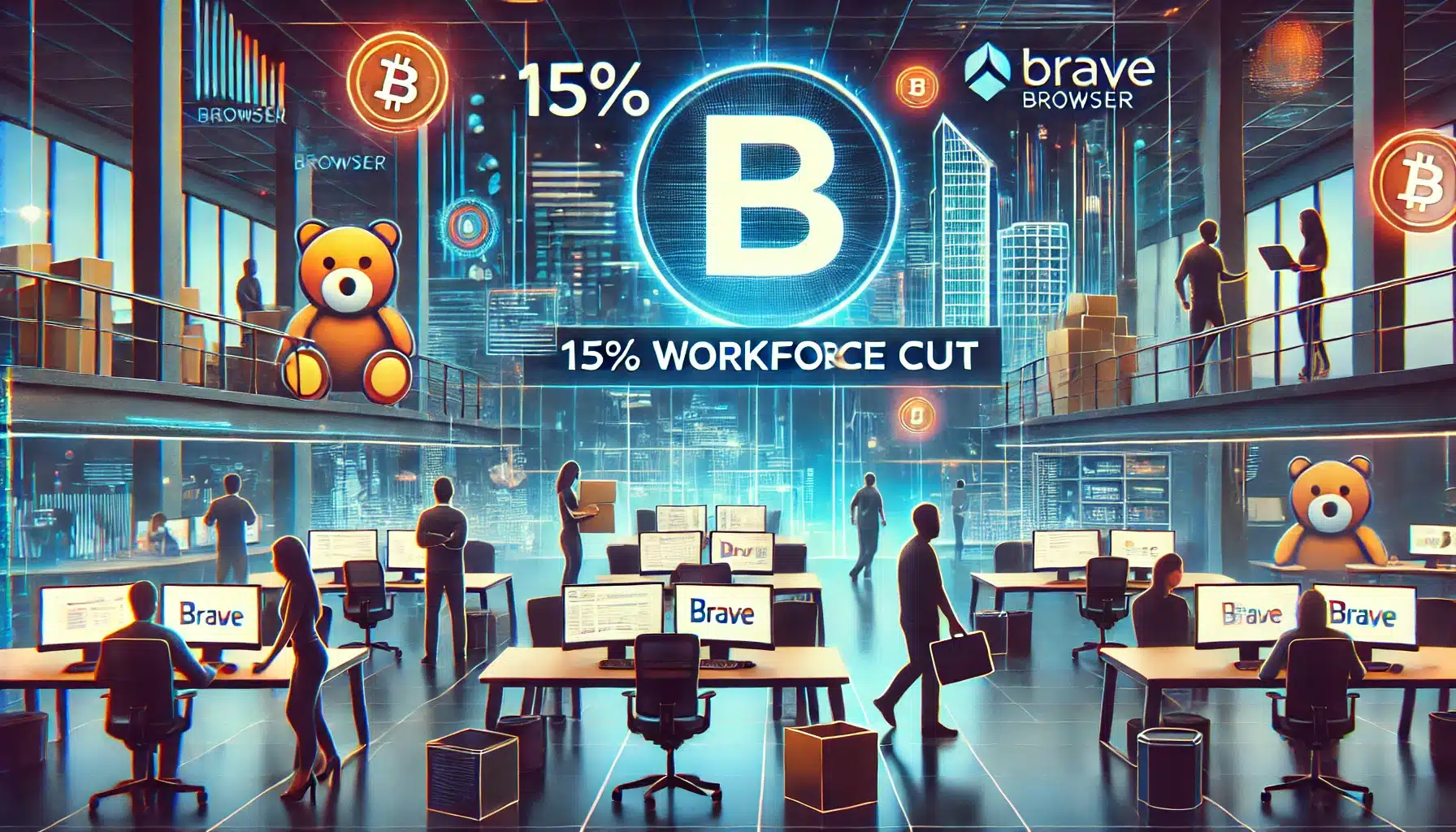 Crypto-Friendly Brave Web Startup Cuts 15% Workforce