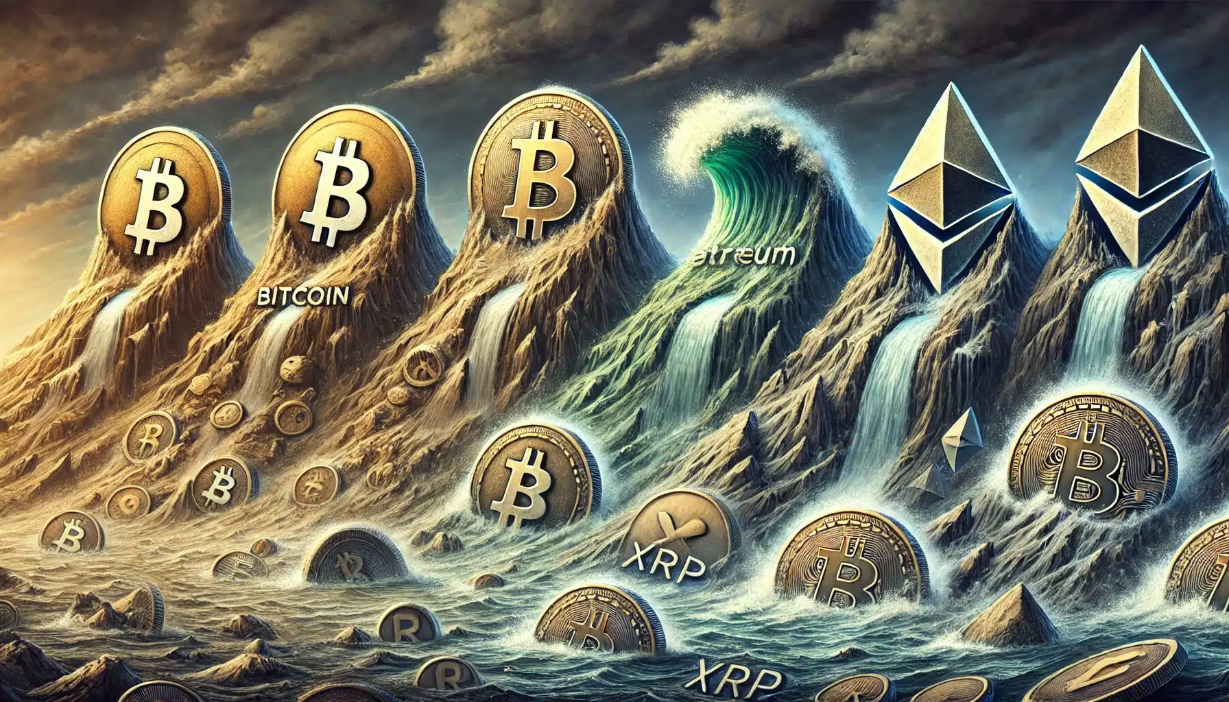 Mayday for Crypto: Ethereum, XRP, Bitcoin, and Solana Tumble Again