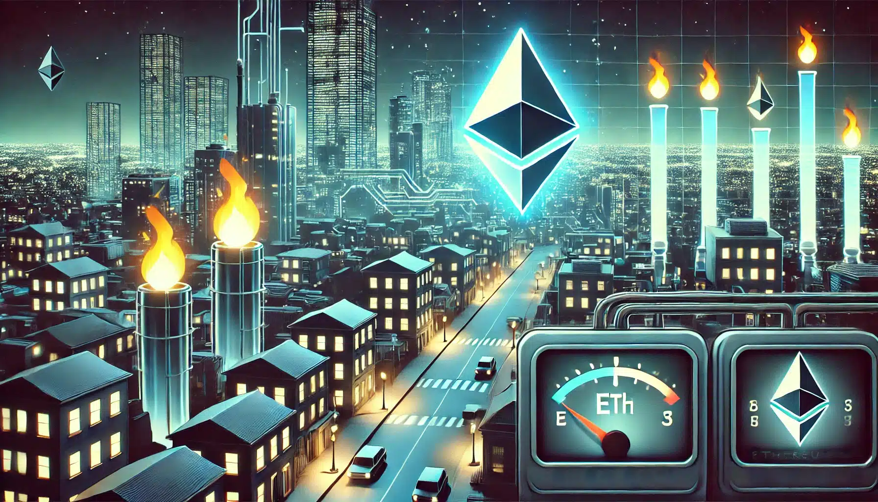 Ethereum Burn Rate Drops to Record Lows Amid Falling Gas Fees