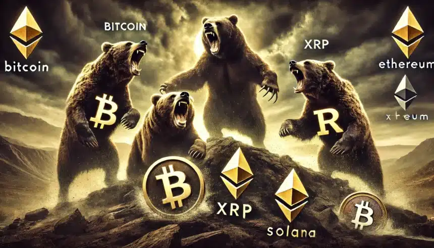 Mayday for Crypto: Ethereum, XRP, Bitcoin, and Solana Tumble Again