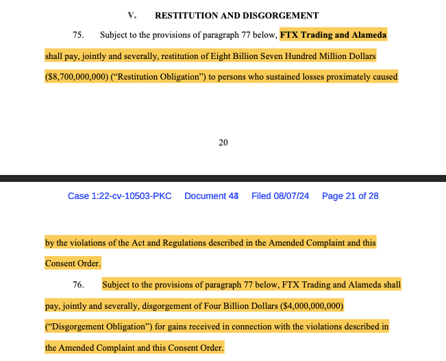 FTX Settlement