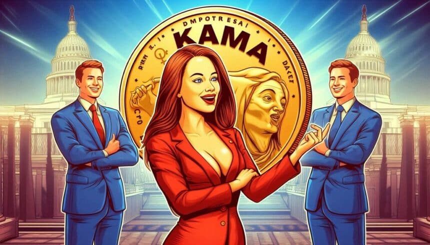 Kamala Horris Meme Coin’s 30% Surge Amid Crypto-Political Dynamics