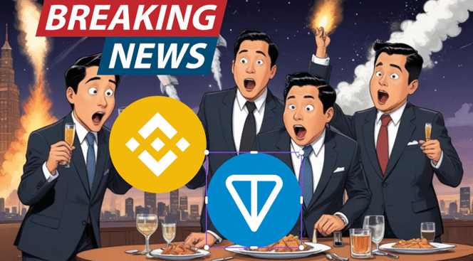 Breaking News Toncoin bags Binance listing, TON price spikes 10% = The Bit Journal