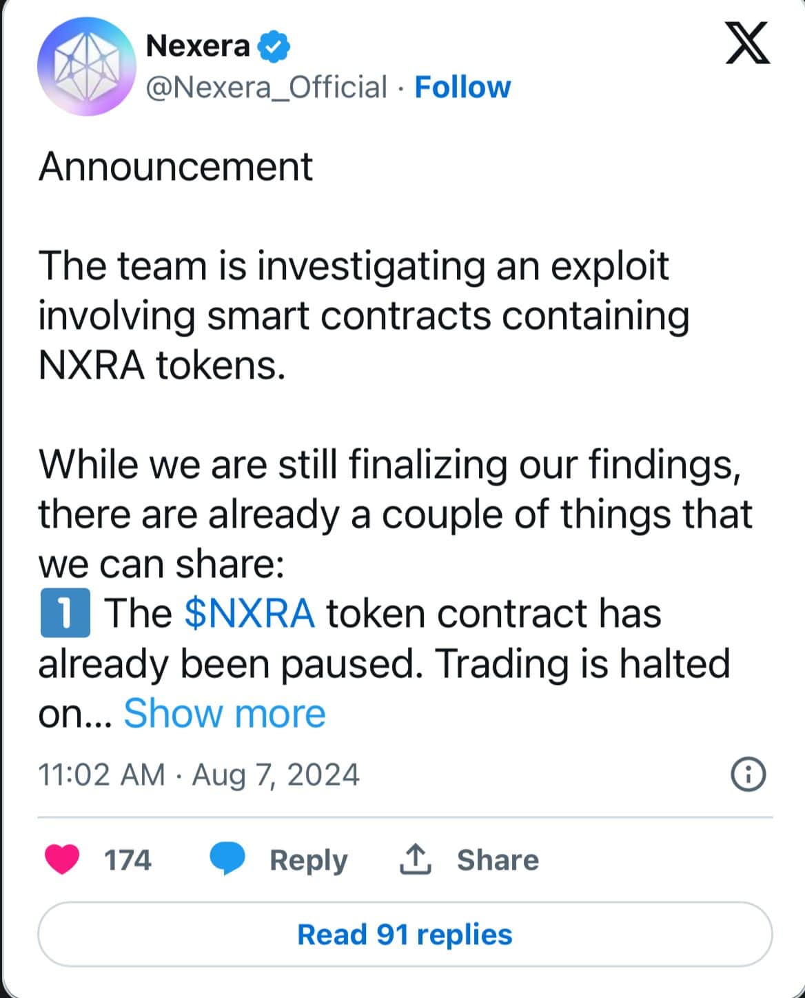 Crypto Exchange Nexera