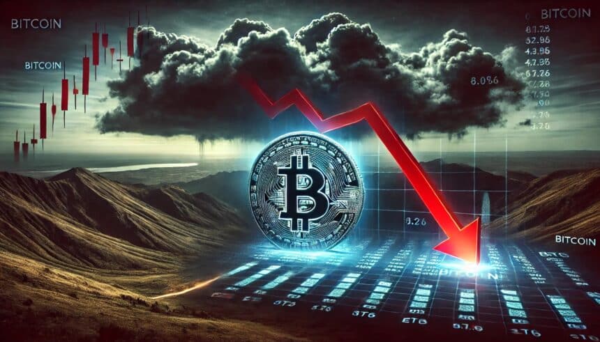 Bitcoin Faces Sharp Decline Amid Huge ETF Slump