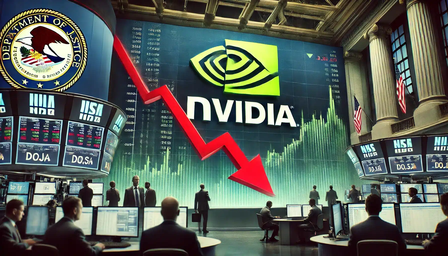 Nvidia Faces Record Single-Day Drop Following US Antitrust Subpoena