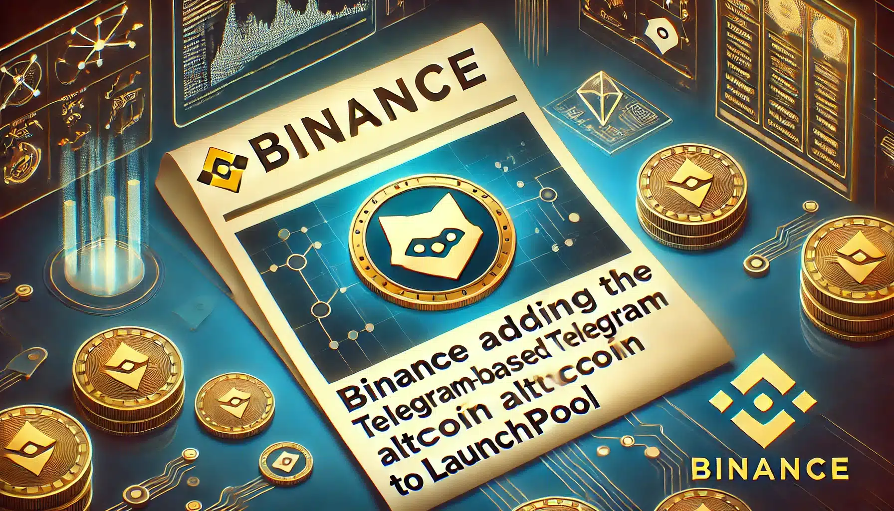 Binance Adds Telegram-Based Altcoin to Launchpool: Staking for CATI Token Begins! = The Bit Journal