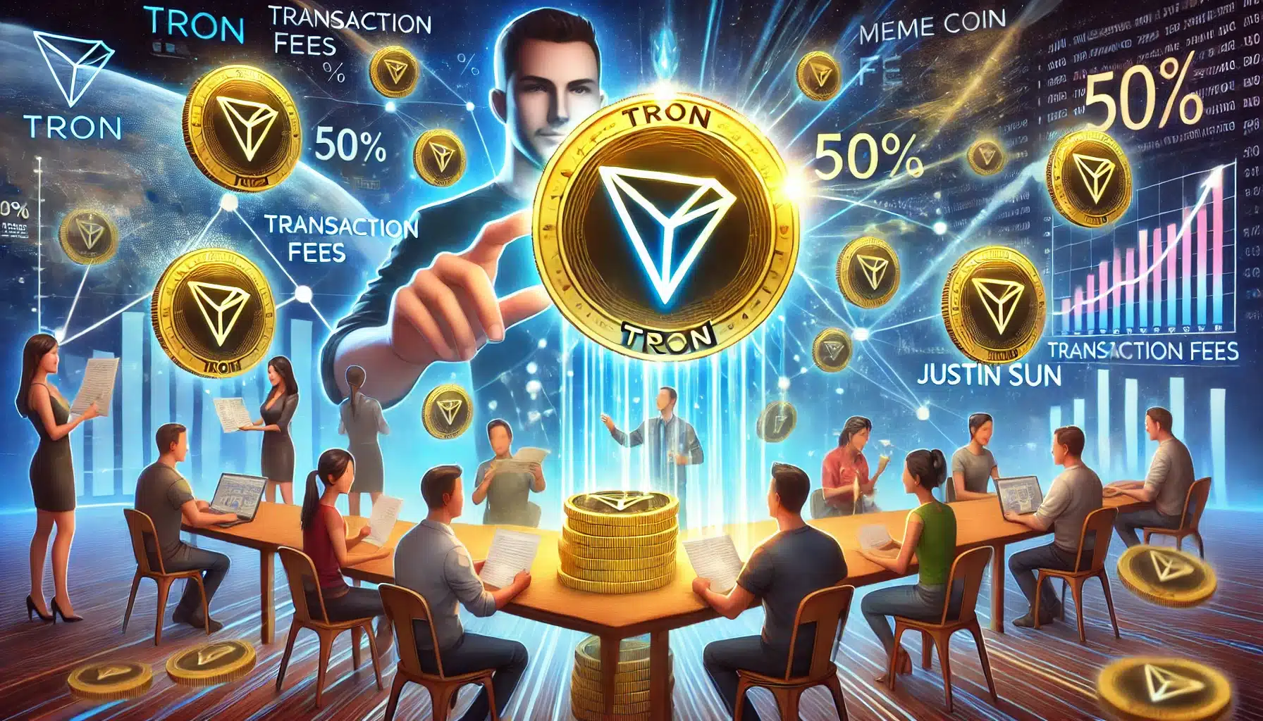 Justin Sun Predicts TRON to Join Top 3 Cryptos by 2027 After Cutting Fee by 50%