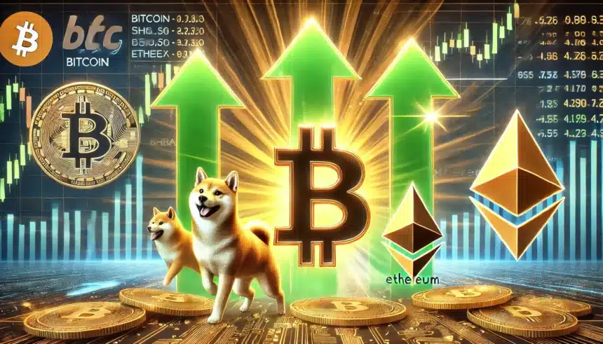 Bitcoin Nears $70,000 While Shiba Inu and Ethereum Join the Rally = The Bit Journal