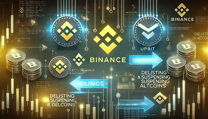 Binance and Upbit Make Announcements for 4 Altcoins: Delisting and Suspension! = The Bit Journal