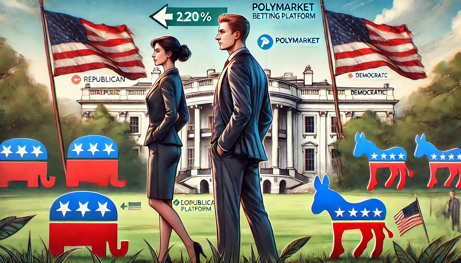 How Trump’s Pro-Crypto Stance Propels Him Ahead of Harris on Polymarket