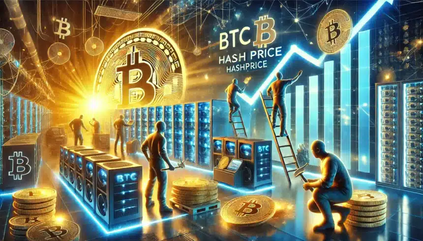 Bitcoin Miners Eye Big Profits as BTC Hashprice Nears $100