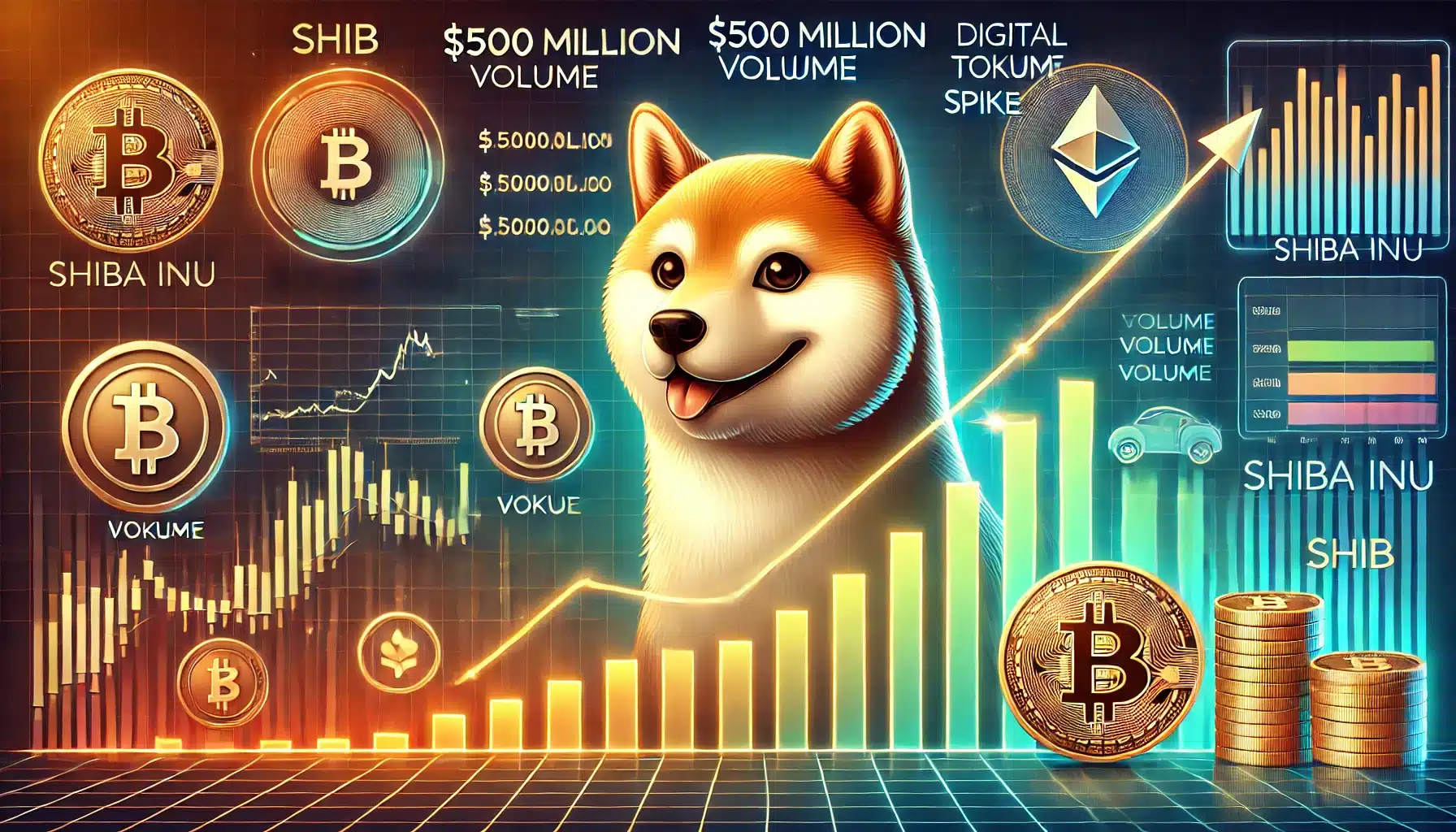 Shiba Inu (SHIB) Sees $500 Million Volume Spike: Is a Big Move Coming? = The Bit Journal