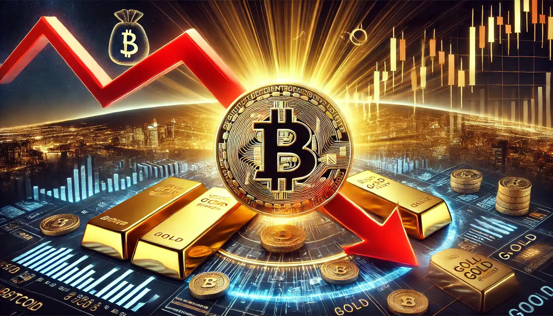 Bitcoin Falls as Gold Rises: Which Is the True Safe Haven? = The Bit Journal