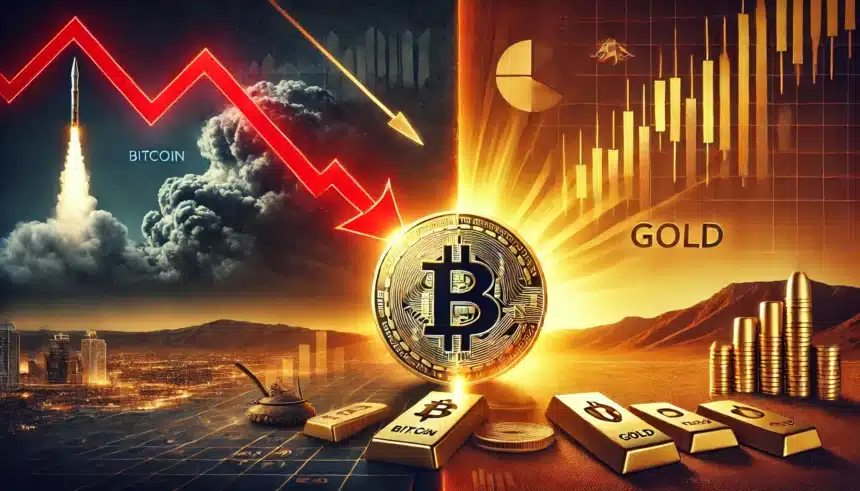 Bitcoin Falls as Gold Rises: Which Is the True Safe Haven? = The Bit Journal