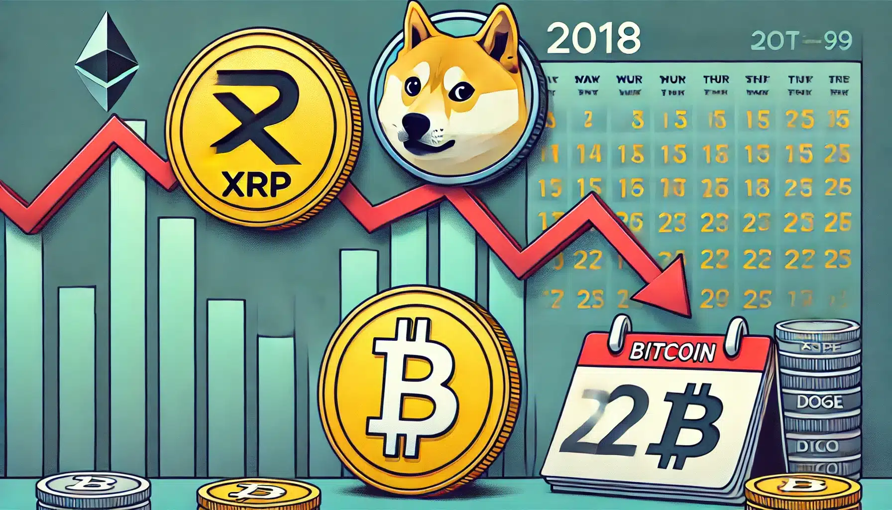 XRP, DOGE, and 22 Altcoins See Sharp Decline: Millions Lost in Market Wipeout = The Bit Journal