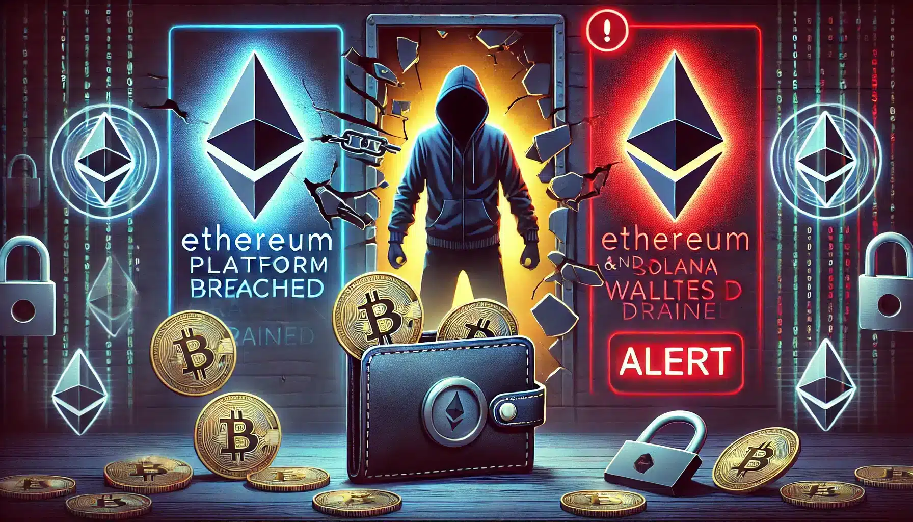 Crypto Platform Breached: Ethereum and Solana Wallets Drained = The Bit Journal