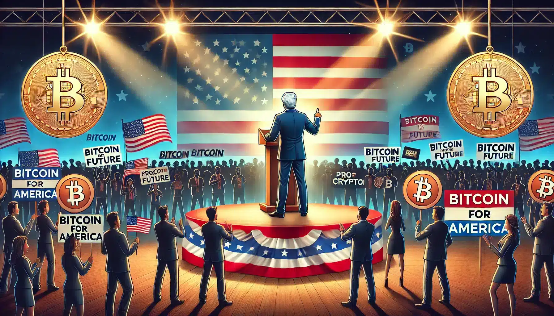 Bitcoin Advocates Rally as Trump Pledges Pro-Crypto Policies Ahead of Election