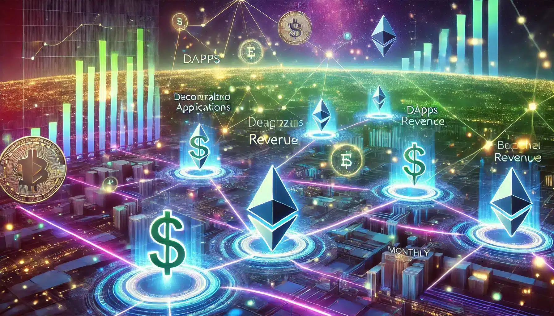 DApps Dominate Blockchain Earnings with $164M in Monthly Revenue