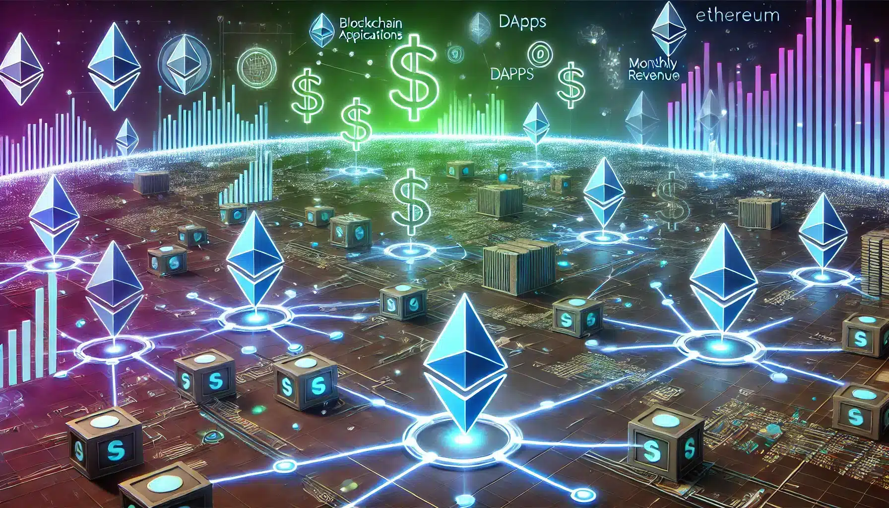 DApps Dominate Blockchain Earnings with $164M in Monthly Revenue