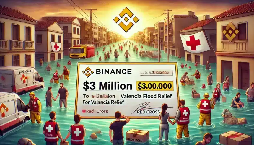 Binance Charity Pledges $3 Million to Aid Valencia Flood Victims via Spanish Red Cross