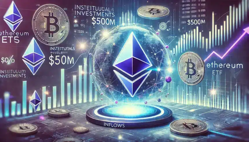 Ethereum ETFs Gain Momentum With Record $500M Inflows Post-Election