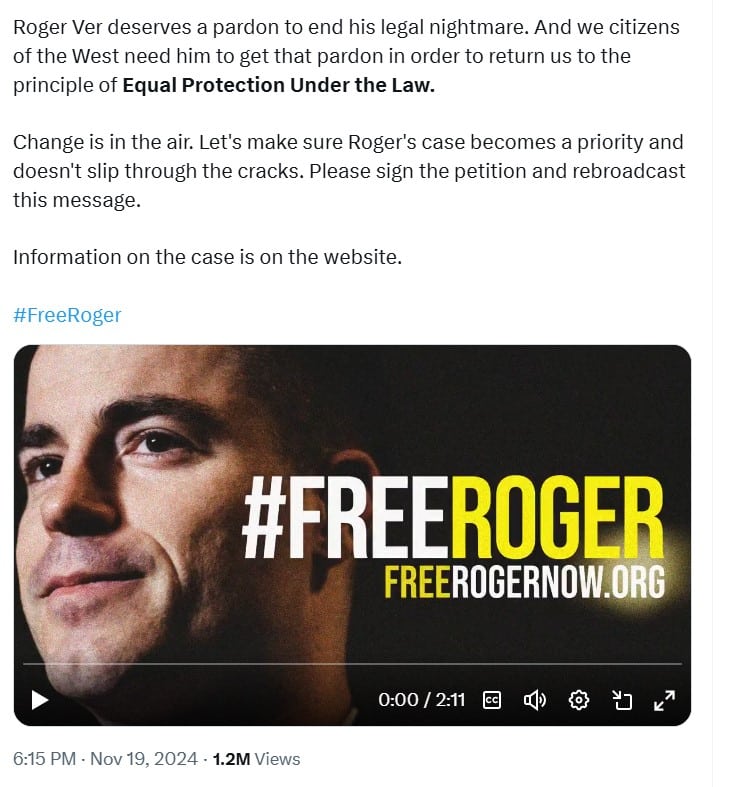 Why #FreeRoger Is the Battle Cry of the Crypto Revolution