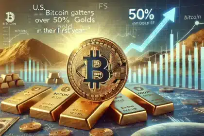 U.S. Bitcoin ETFs Gather Over  50% of Gold's Holdings in First Year