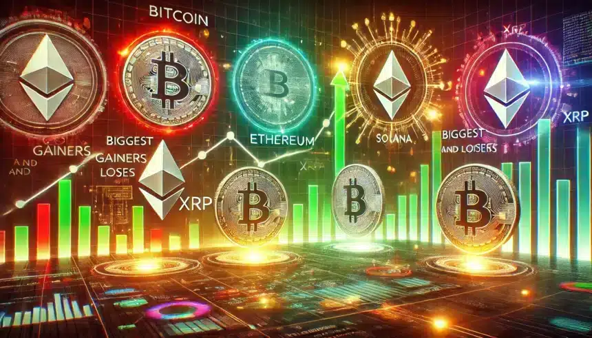 Crypto Market Overview: Biggest Gainers and Losers Today! = The Bit Journal