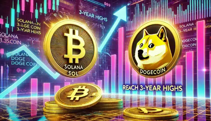 Solana and Dogecoin Hit 3-Year Highs: What’s Next for These Popular Altcoins? = The Bit Journal