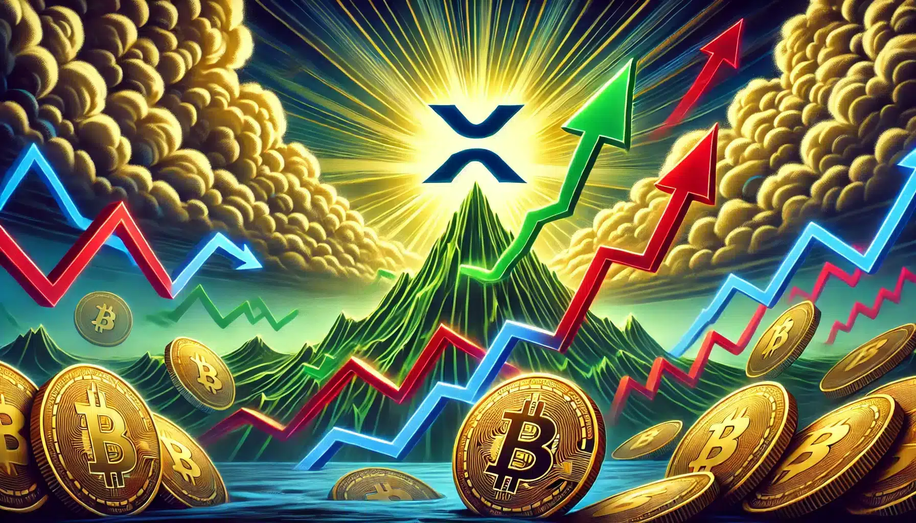 XRP surge as regulatory winds change; Bitcoin’s rally gets volatile