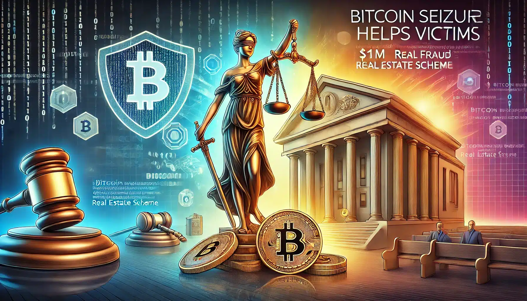 Bitcoin Seizure Helps Victims of $1M Real Estate Fraud Scheme logo