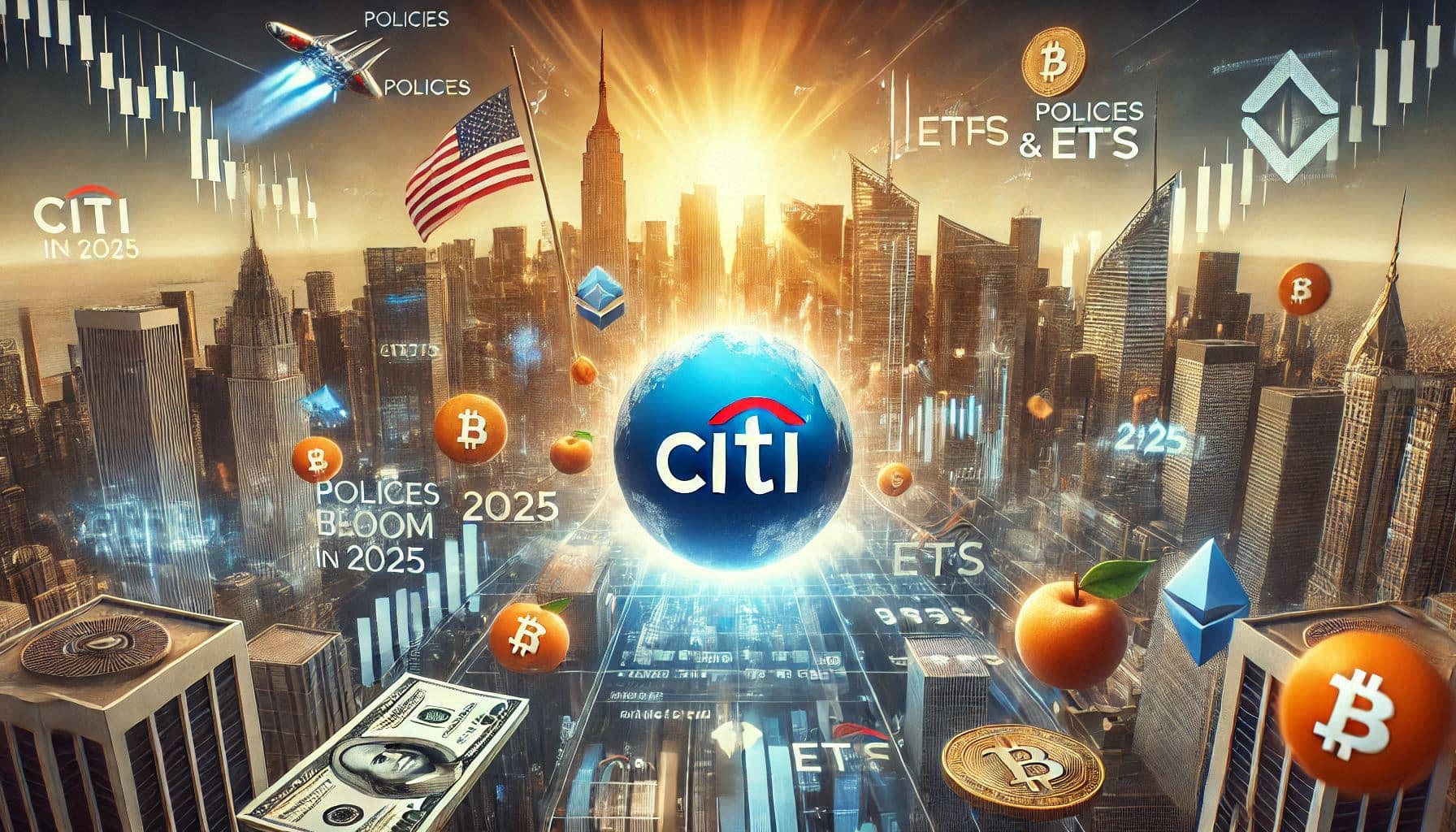 Citi Predicts Crypto Boom in 2025 as Trump Policies and ETFs Take Hold