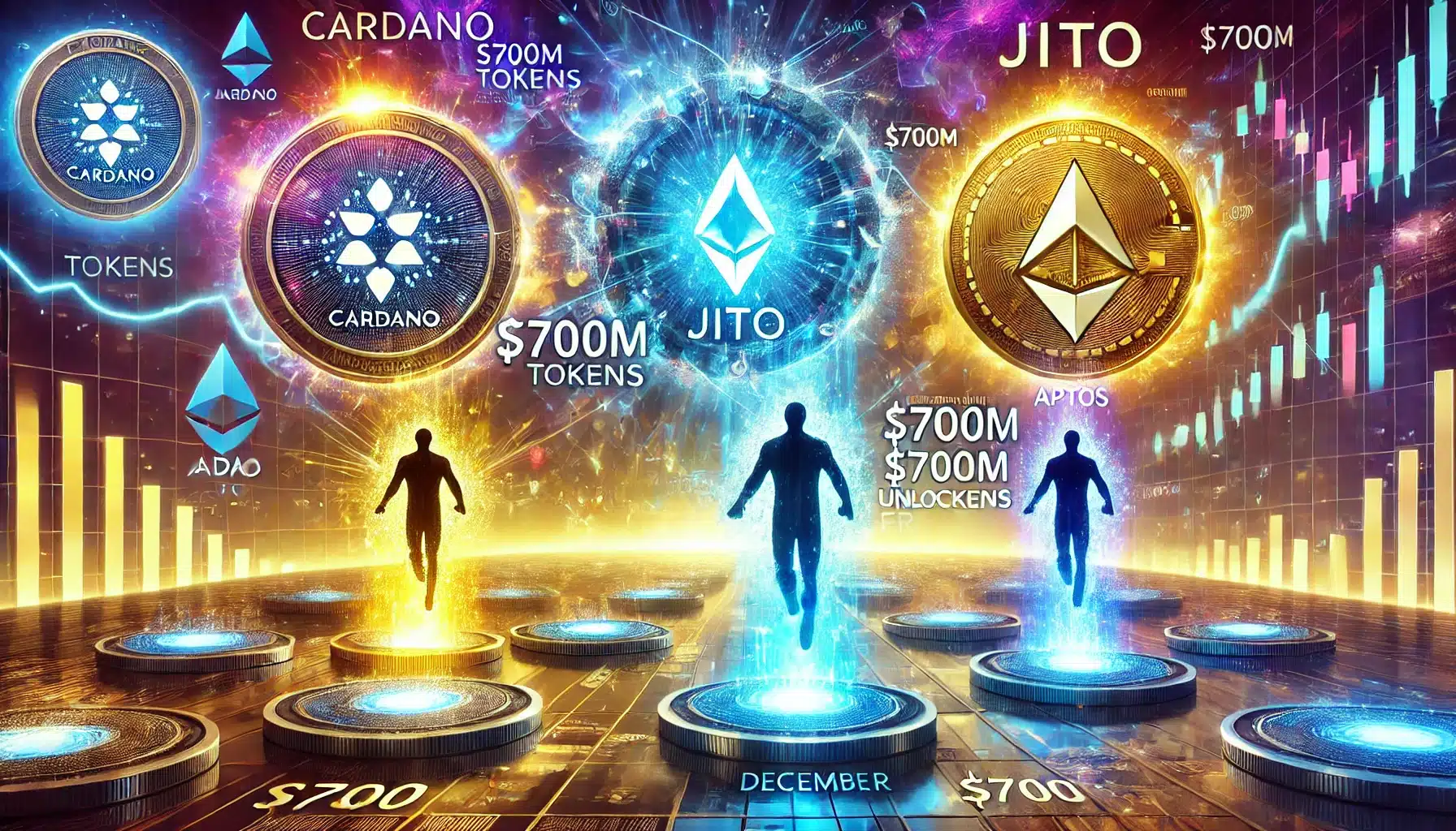 Cardano, Jito, and Aptos Lead December’s $700M Token Unlock Frenzy = The Bit Journal