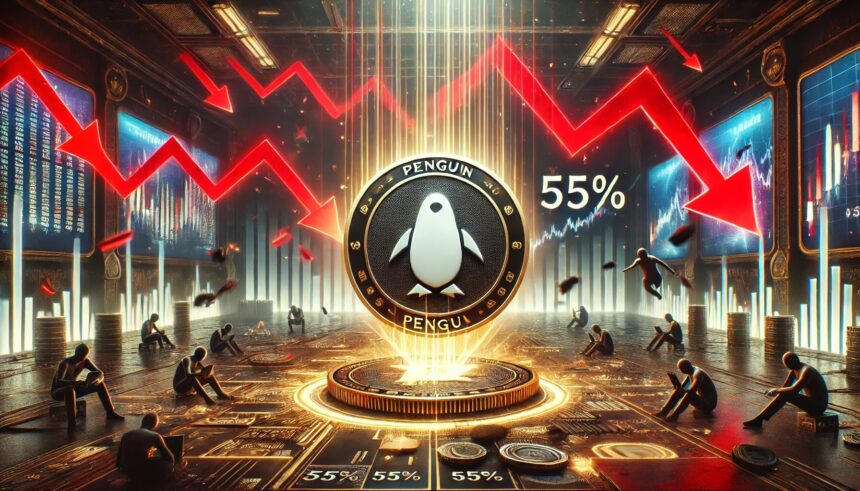 PENGU Crashes 55% After Launch: What Happened to Pudgy Penguins’ Token?