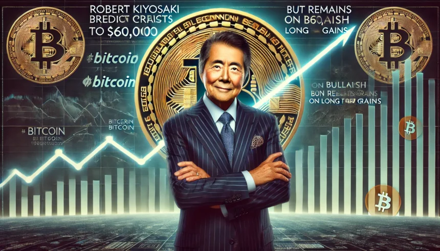 Robert Kiyosaki Predicts Bitcoin Crash to $60,000, But Remains Bullish on Long-Term Gains