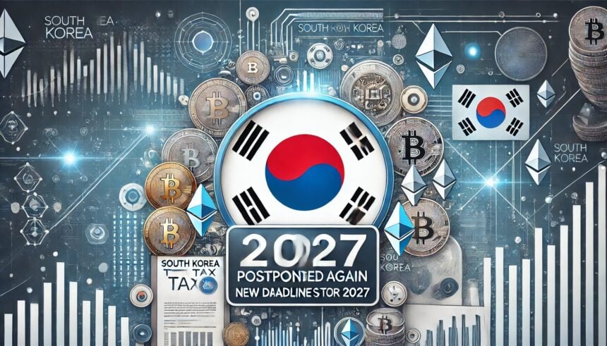 Crypto Tax Postponed Again in South Korea, New Deadline Set for 2027: Report