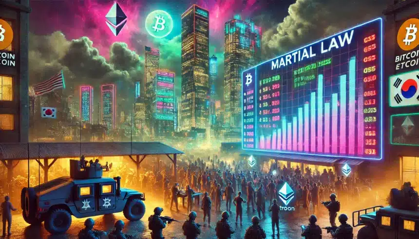 Martial Law Declared as South Korea’s Crypto Market Hits $34 Billion in 24 Hours