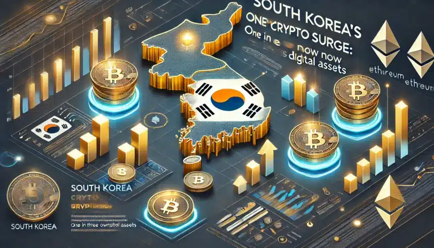 South Korea Sees Crypto Boom 30% of Population Now Owns Digital Assets