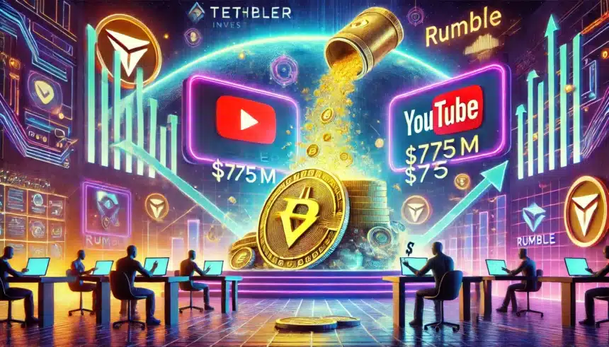 Tether Invests $775M in Rumble to Take on YouTube’s Market Dominance